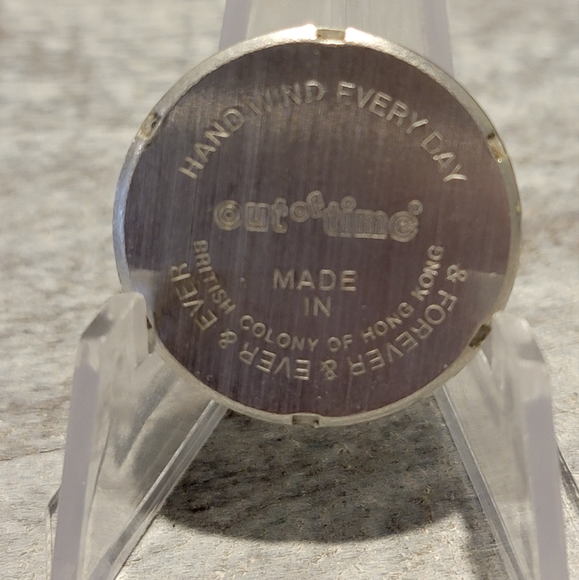 Vintage Out of Time Bubble Glass NYC & Flying Robot Transformer Wristwatch - Picture 9 of 10